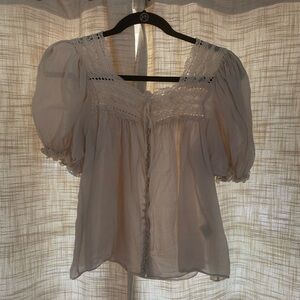 Doen Anneth Top in Ivory